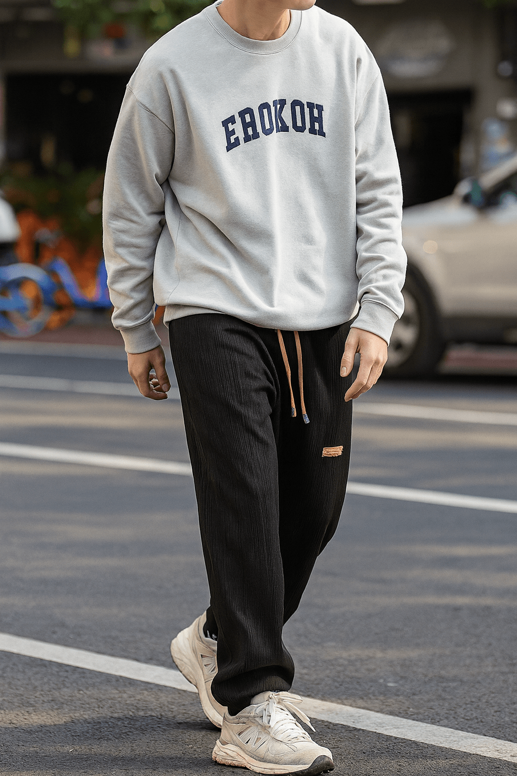 RibLine Relaxed Pants