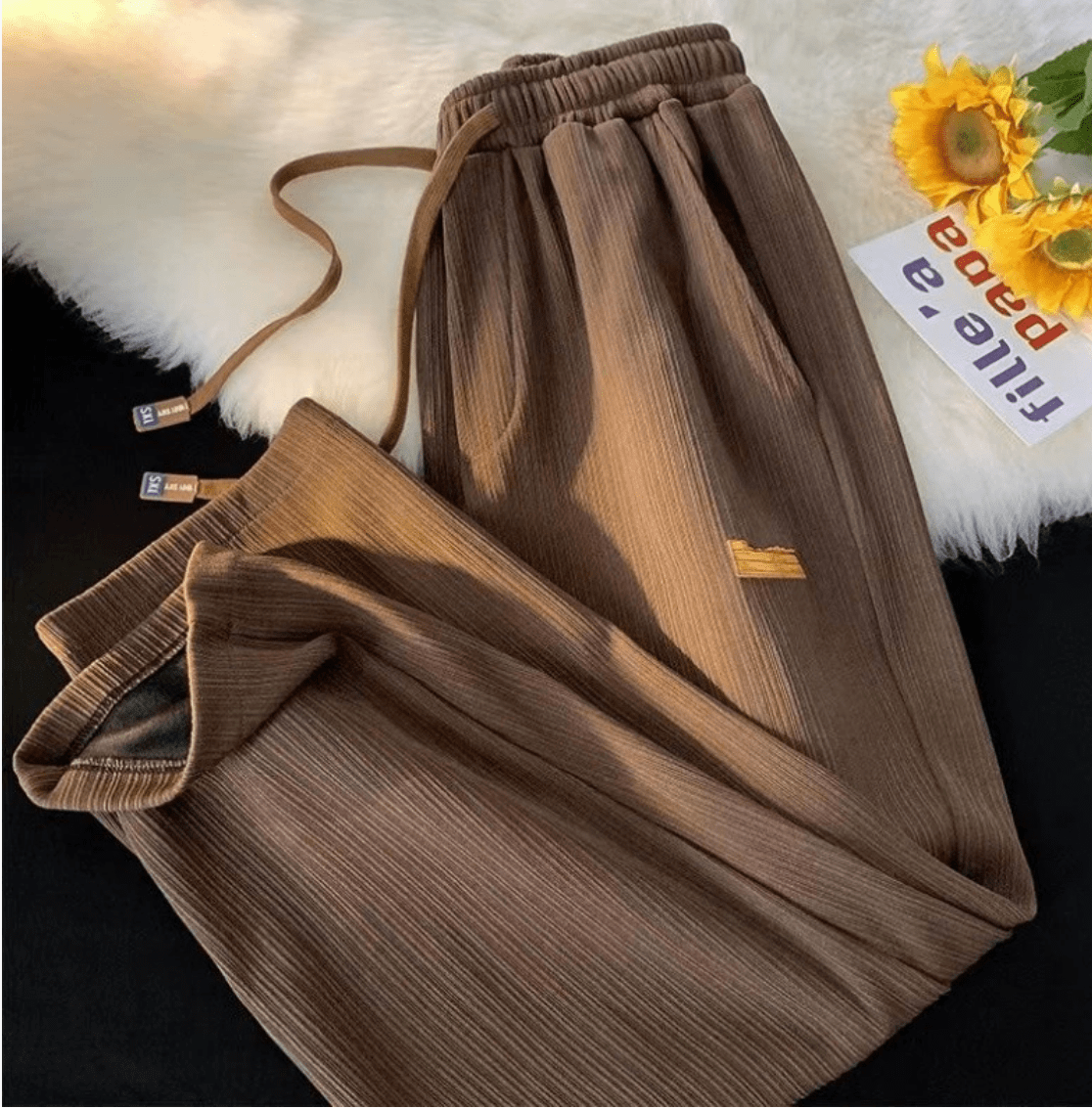 RibLine Relaxed Pants