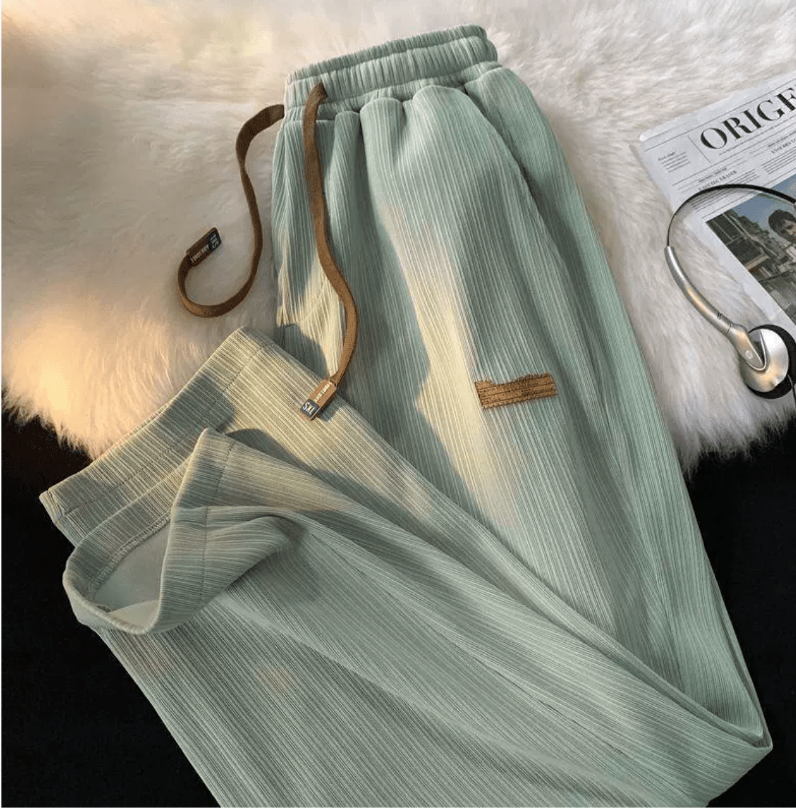 RibLine Relaxed Pants